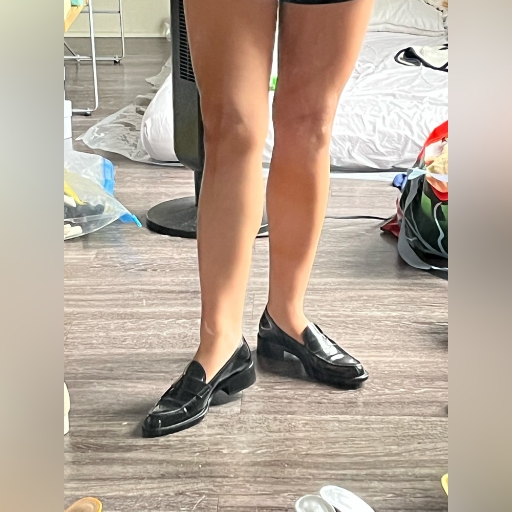 SOLDPrada Patent Black Leather Penny loafers - IT36.5 (best for 6 or shy of 6.5)